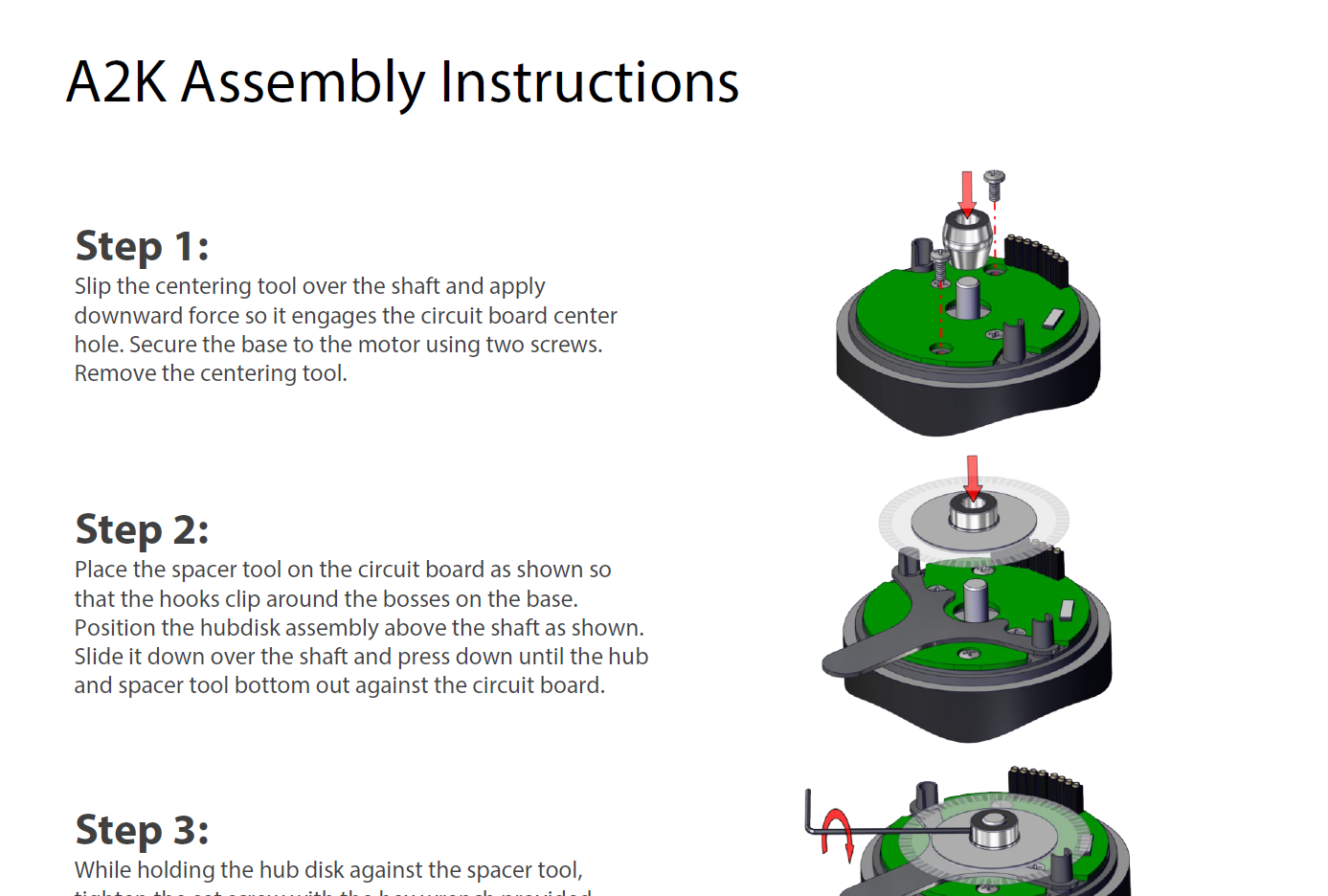 A2K Assembly Instructions Screenshot Assembly Instructions