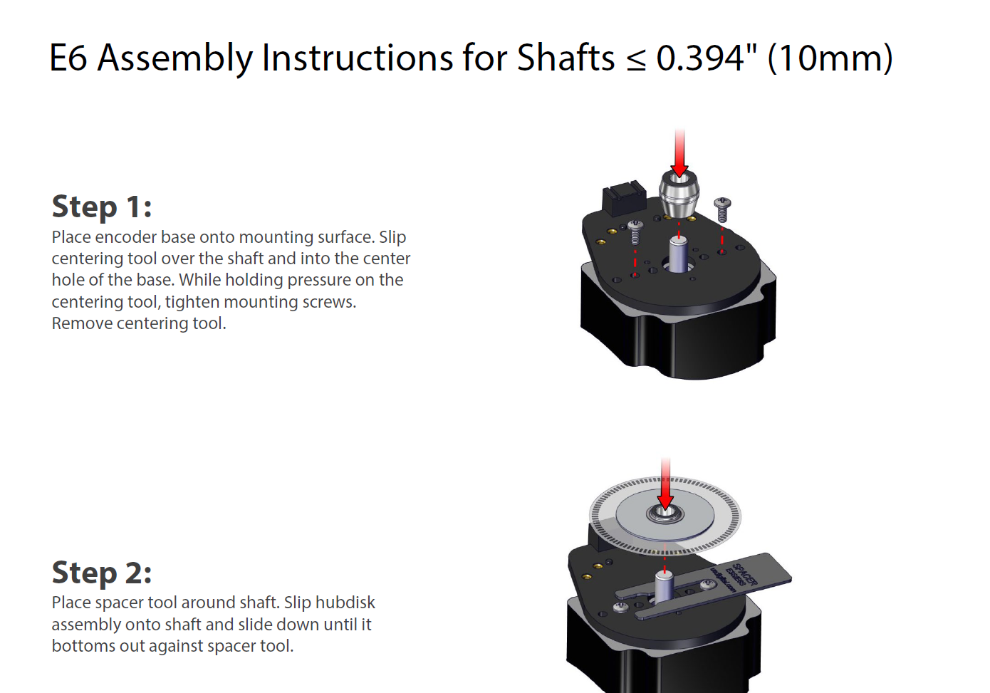 E6 Assembly Insructions Assembly Instructions